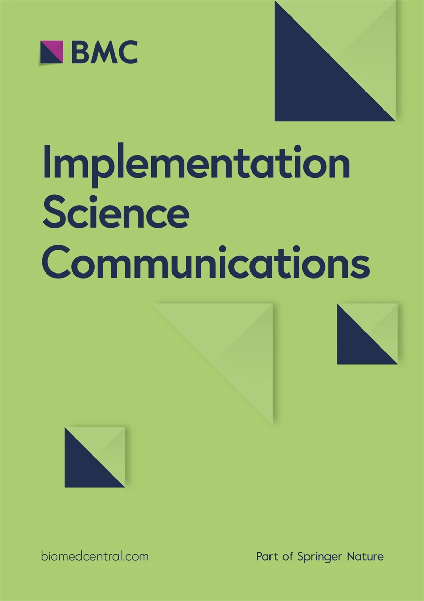 Implementation Science Communications cover